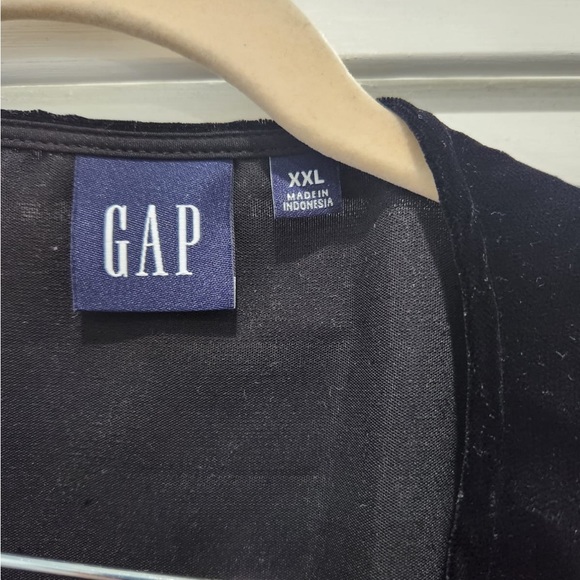 Gap Velvet Black Wrap Mini Dress XXL - Picture 6 of 6